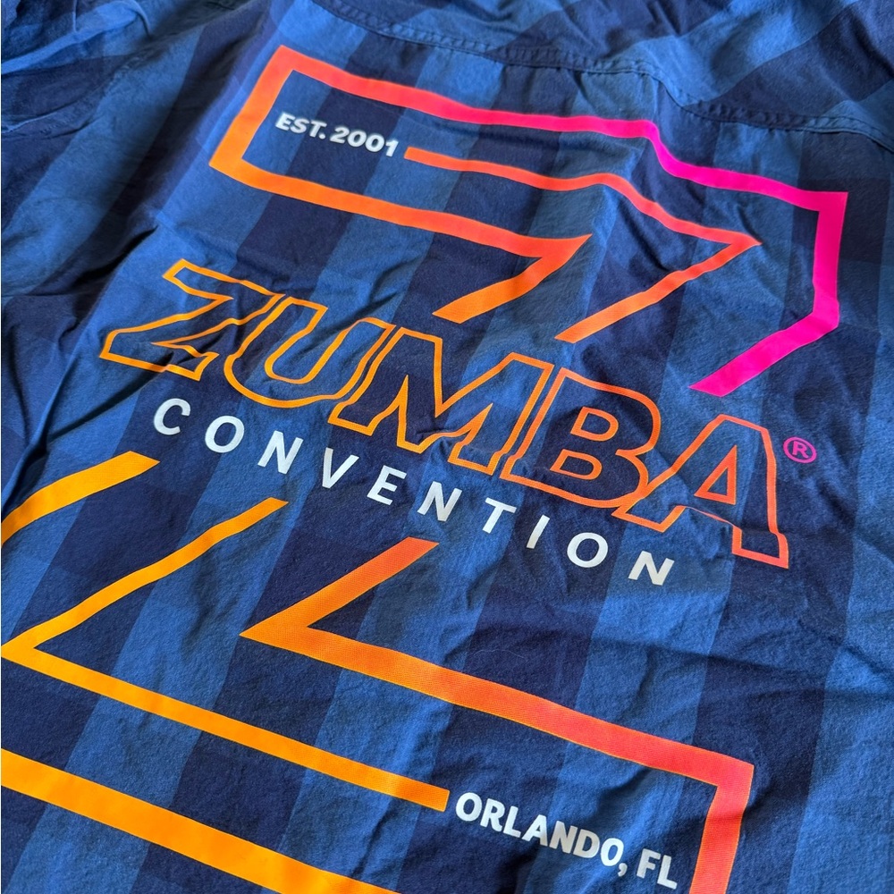 Zumba Convention button up Tee